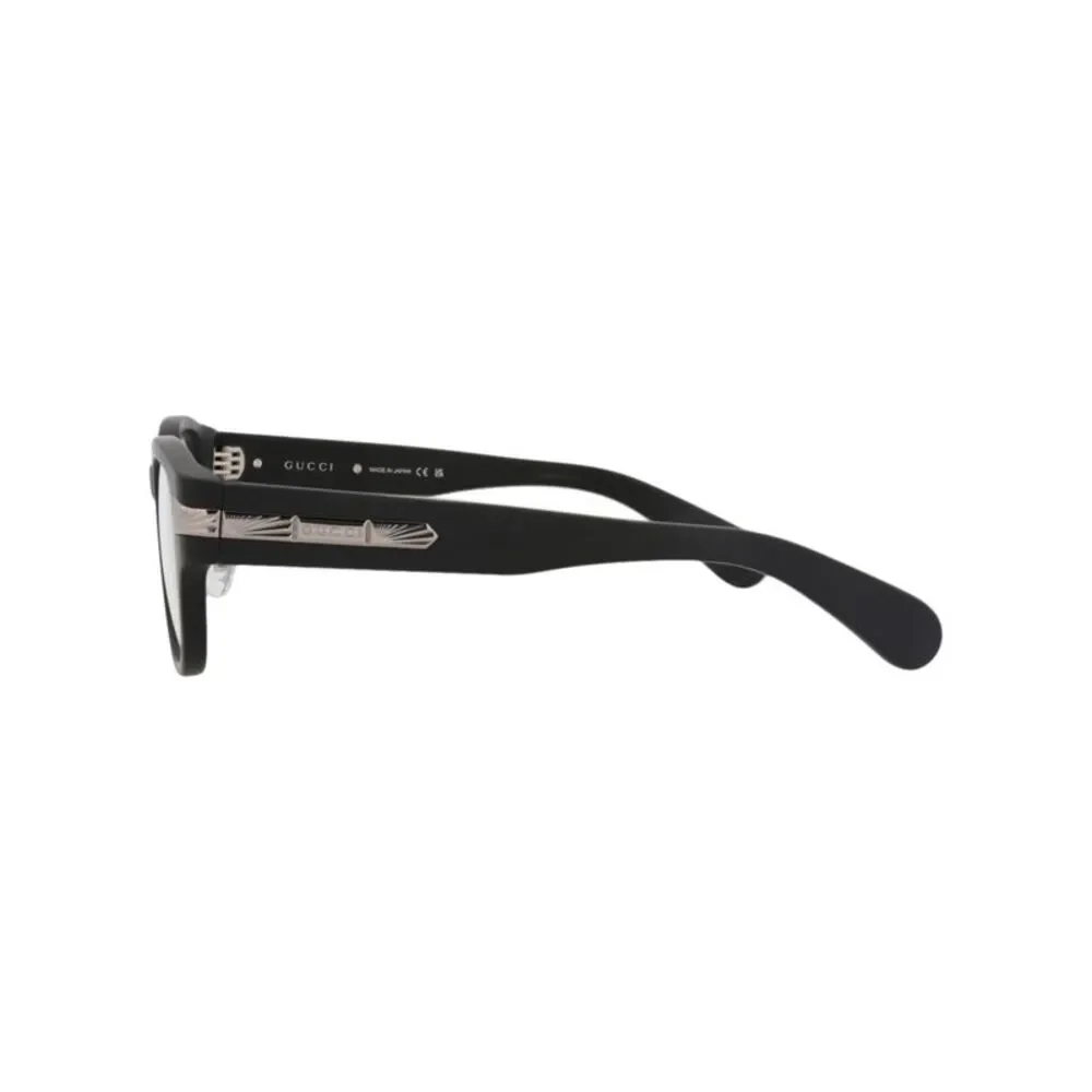 Gucci Round-Frame Recycled Acetate Optical Frames Black Womens
